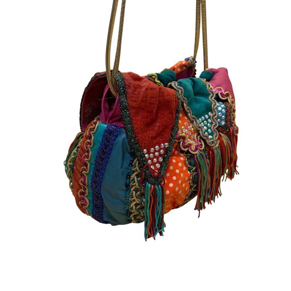 Rita Diana Women’s Multicolor Patchwork Bohemian … - image 4